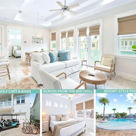 30 Bae By Stay On 30A - Pool, Bikes, Golf Cart